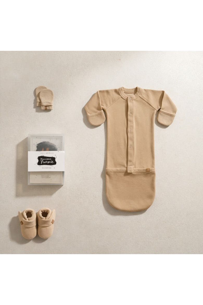 Preemie Baby Sleep Gift Set - Midnight P, Main, color, Sandstone