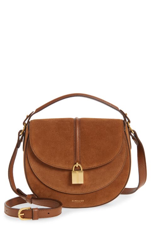 Siena Leather Saddle Crossbody Bag