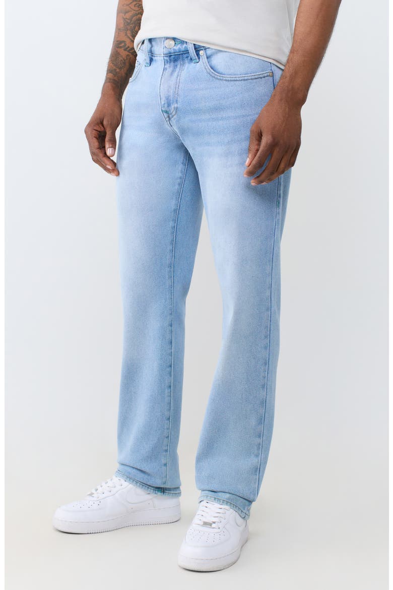 Ricky Straight Leg Jeans, Alternate, color, LIGHT BLUE SUEDE WASH