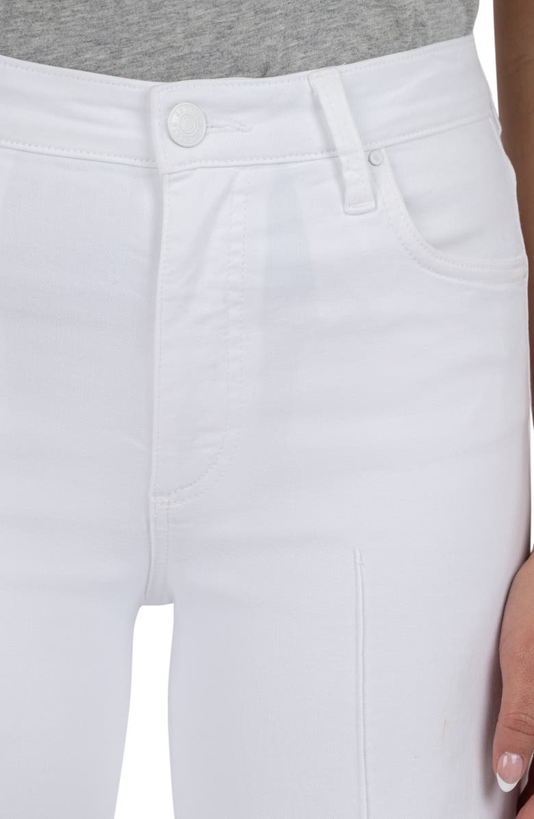 KUT from the Kloth Meg Pintuck Mid Rise Ankle Wide Leg Jeans, Alternate, color, 