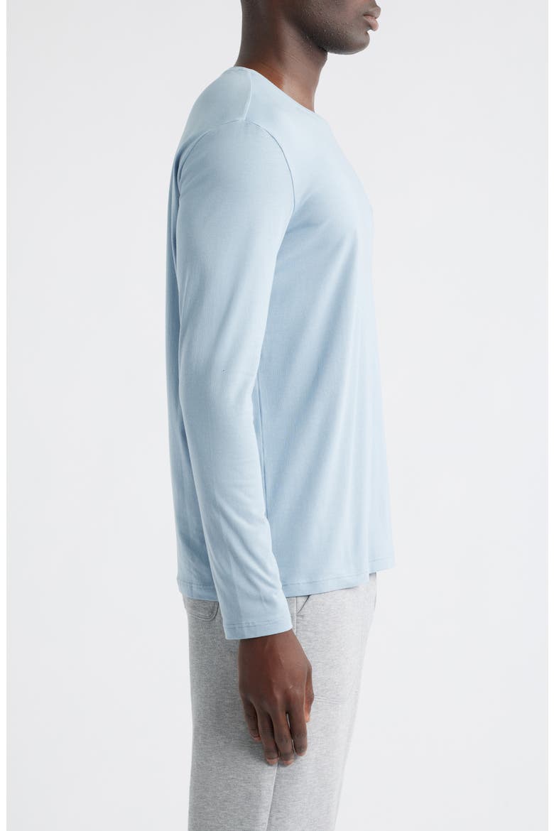 Mix Match Long Sleeve Stretch Modal Pajama T-Shirt, Alternate, color, OPEN BLUE