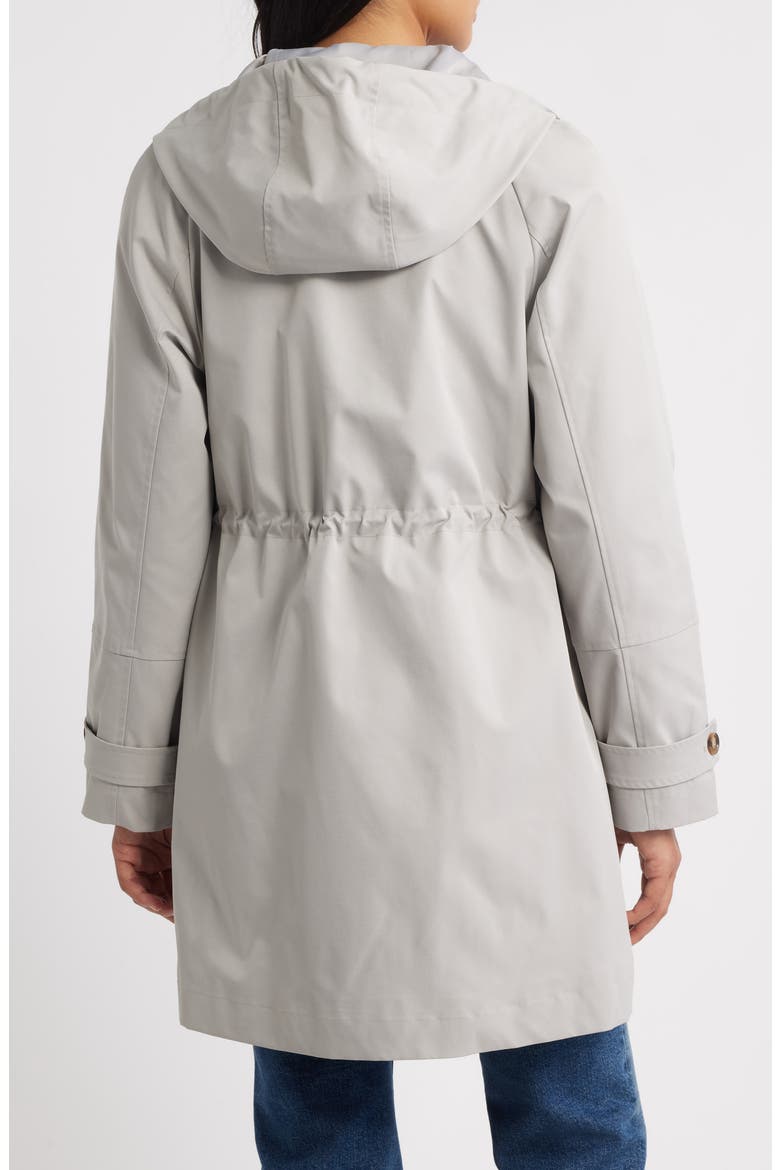 Hooded Raincoat, Alternate, color, ASH