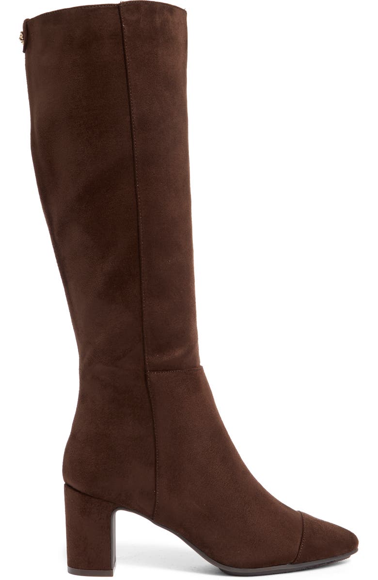 Anne Klein Serafina Cap Toe Tall Boot, Alternate, color, Brown
