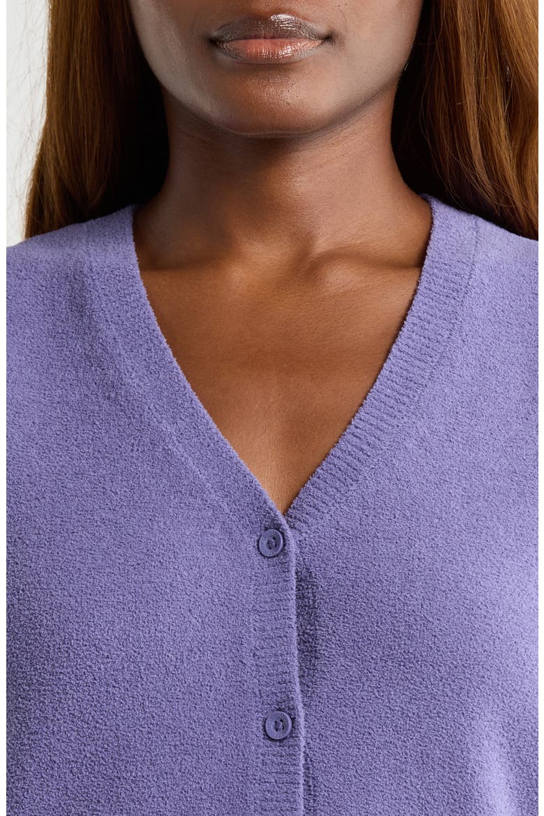 Kollyns Knit Button-Up Vest, Alternate, color, DUSTED IRIS