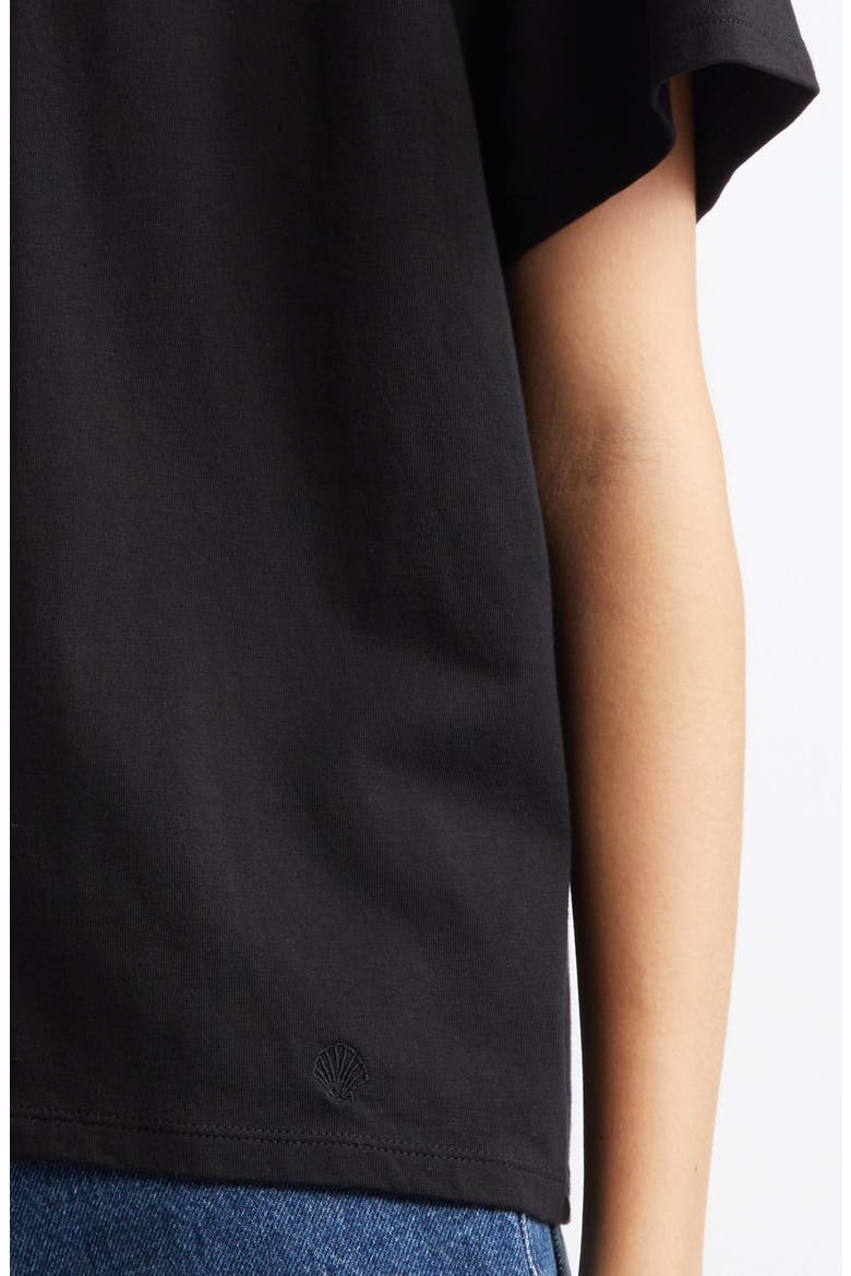 Telanto Supima® Cotton T-Shirt, Alternate, color, BLACK
