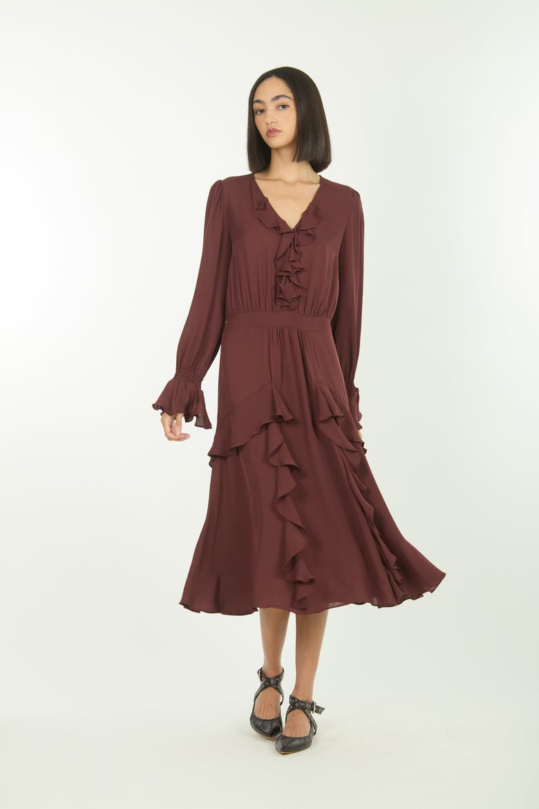 Warby Dress, Main, color, Mulberry
