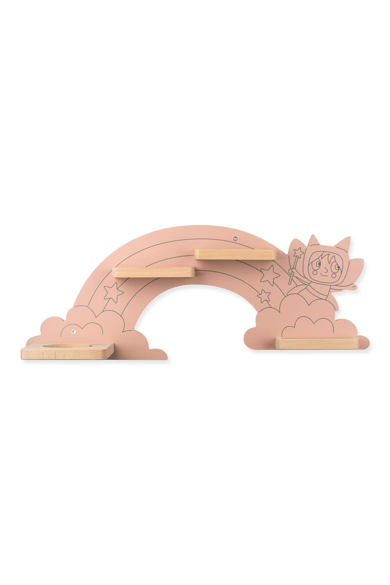 Rainbow Small Storage Shelf, Alternate, color, NO COLOR