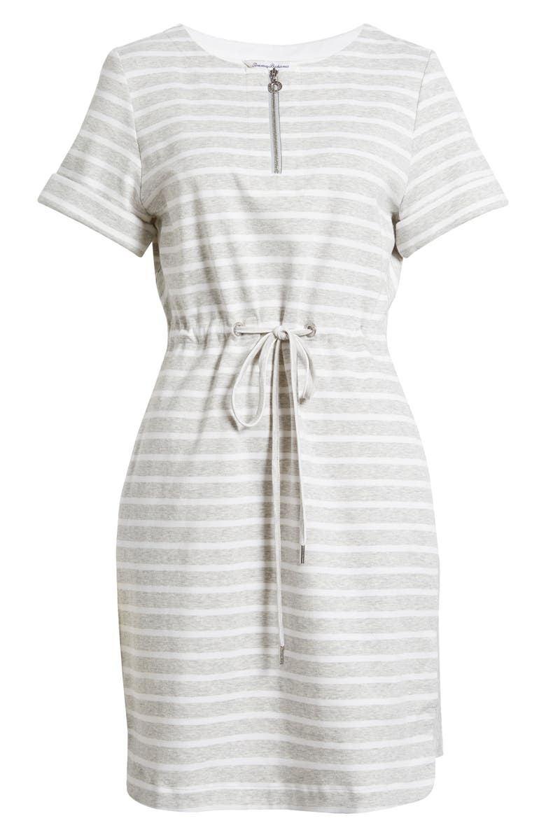 Tommy Bahama Jovanna Stripe Half Zip Dress, Alternate, color, 