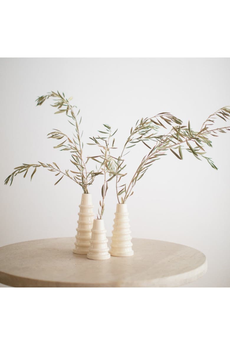 Kasbah Candle Holder + Bud Vase, Main, color, Sage - Tall