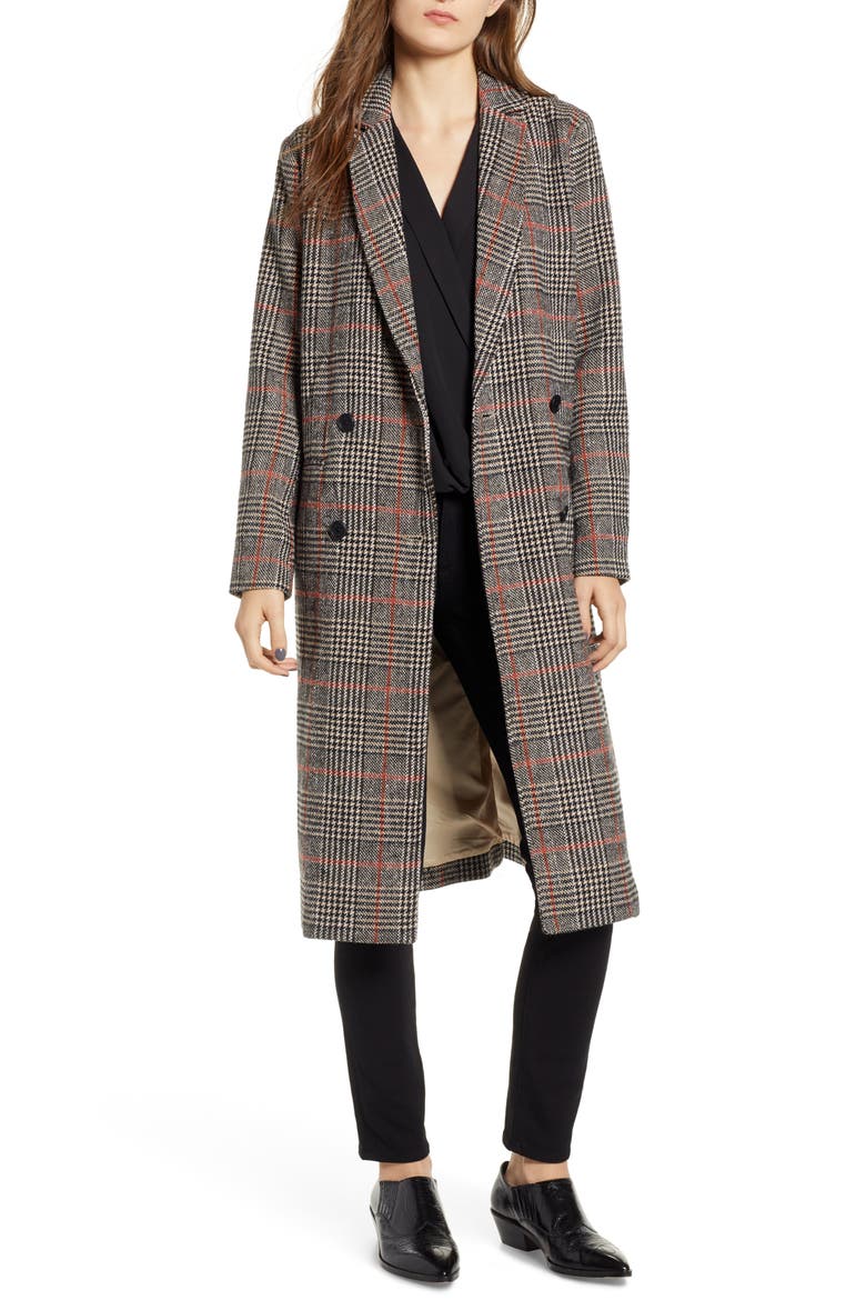 Plaid Duster Jacket, Main, color, PLAID