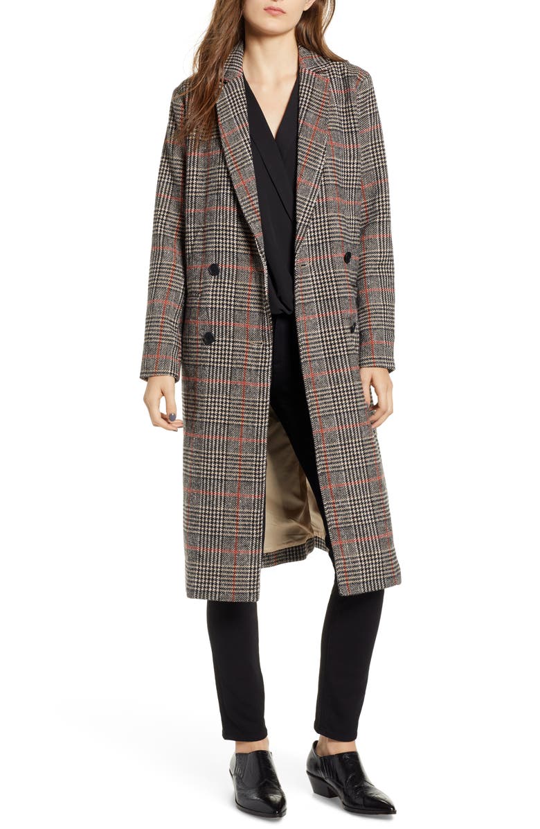 cupcakes and cashmere Plaid Duster Jacket, Main, color,