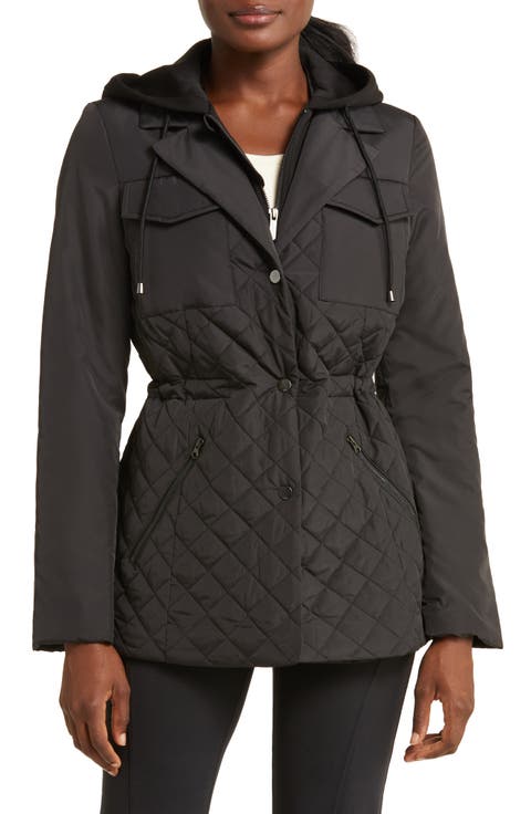 Active Quilted Hooded Jacket