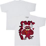 Stadium Essentials Men's Stadium Essentials White Chicago Bulls NBA x Staycool Mascot Oversized T-Shirt