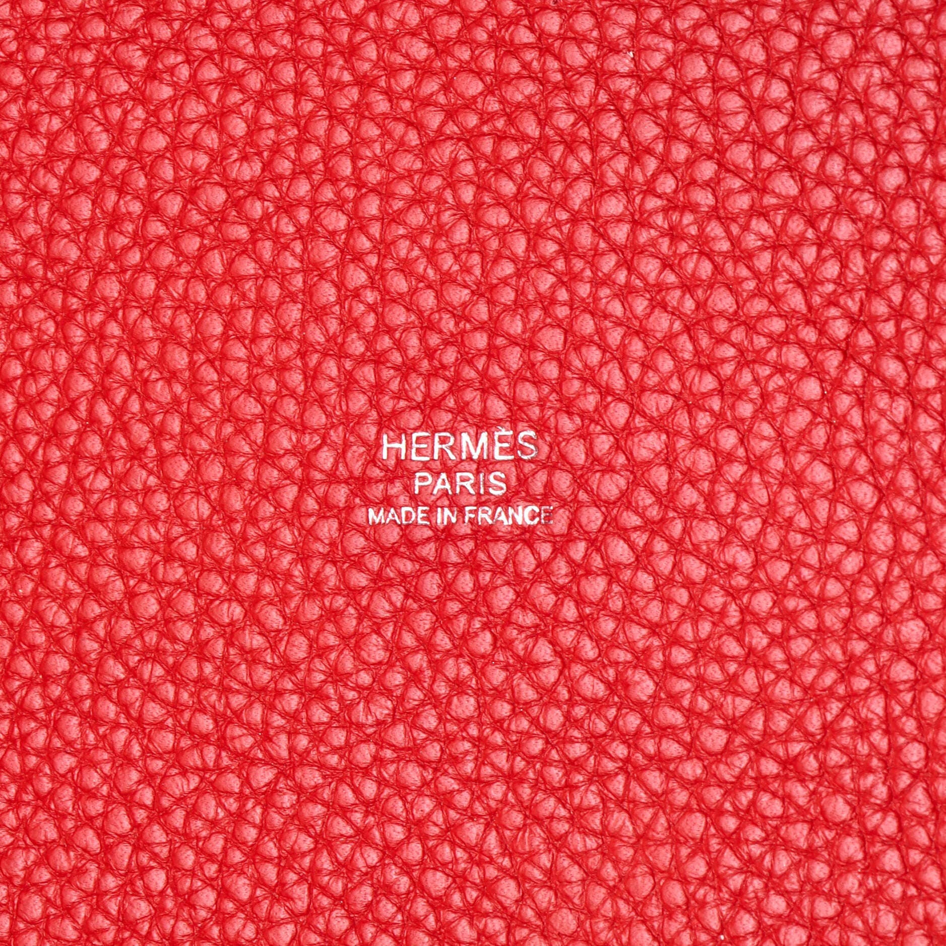 Pre-Owned Hermes Picotin Lock Bag Clemence MM, Alternate, color, Rouge Vif