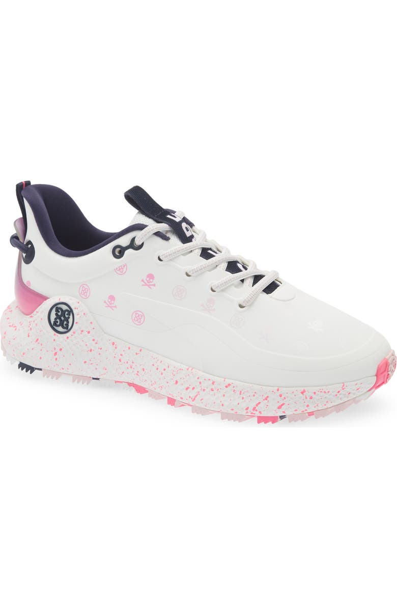 G/FORE MG4+ O2 Gradient Skulls & Tees Golf Shoe, Main, color, Snow / Multi