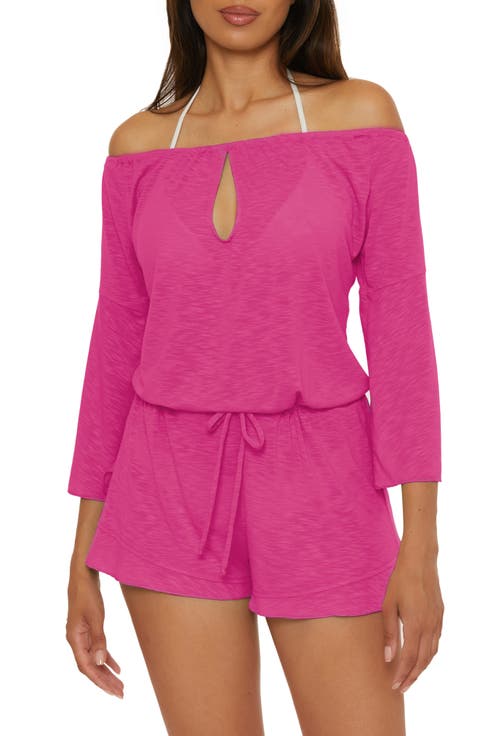 Breezy Basics Off the Shoulder Cover-Up Romper