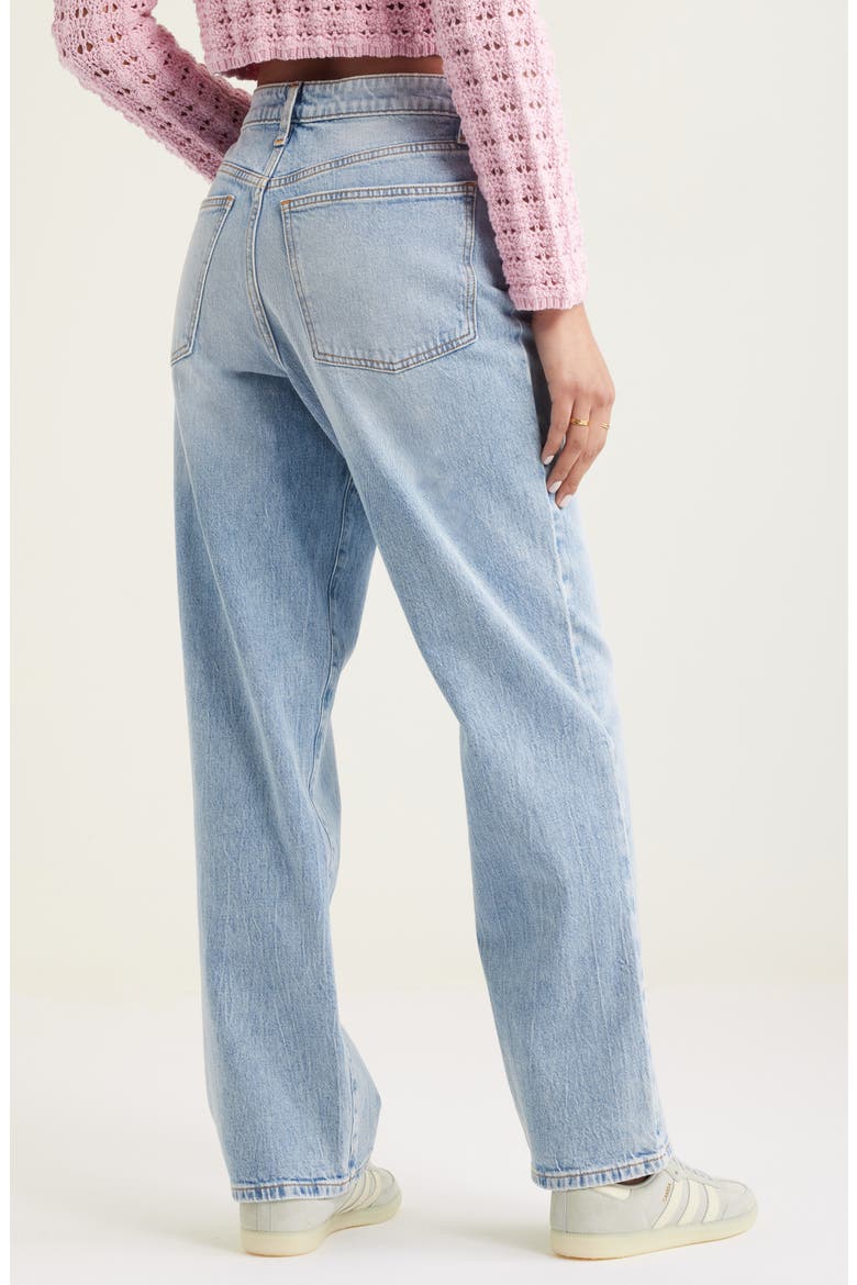 '90s High Waist Straight Leg Jeans, Alternate, color, RIVIERA WASH