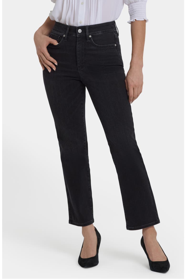 Marilyn High Waist Ankle Straight Leg Jeans, Main, color, FRENCH NIGHTFALL