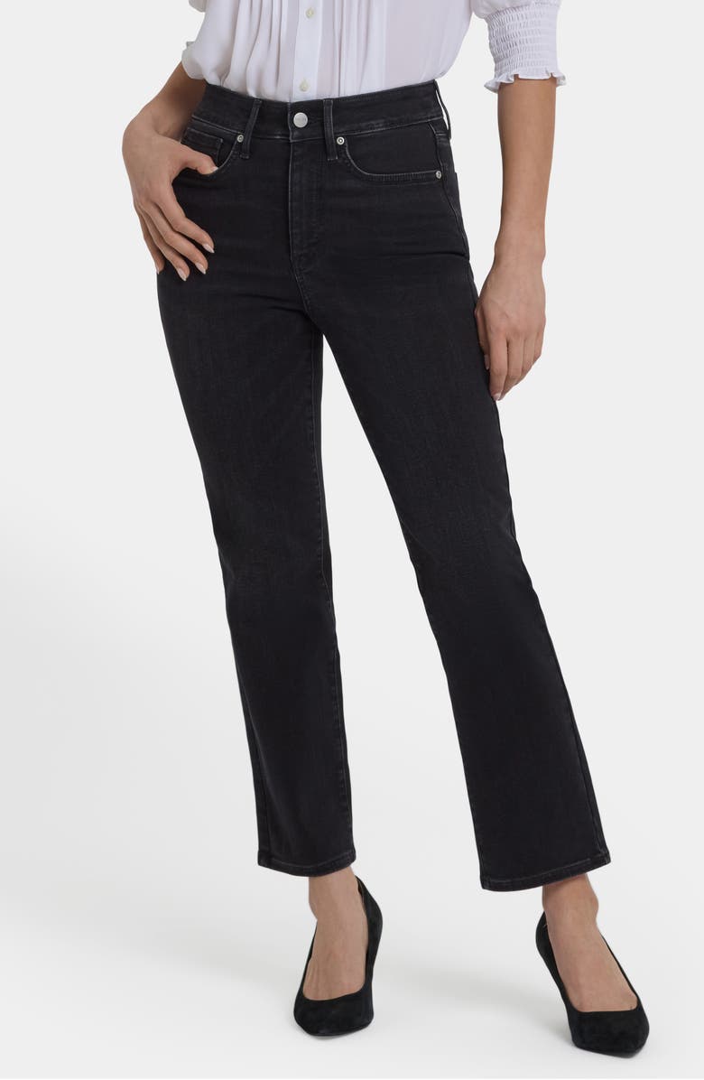 NYDJ Marilyn High Waist Ankle Straight Leg Jeans, Main, color, French Nightfall