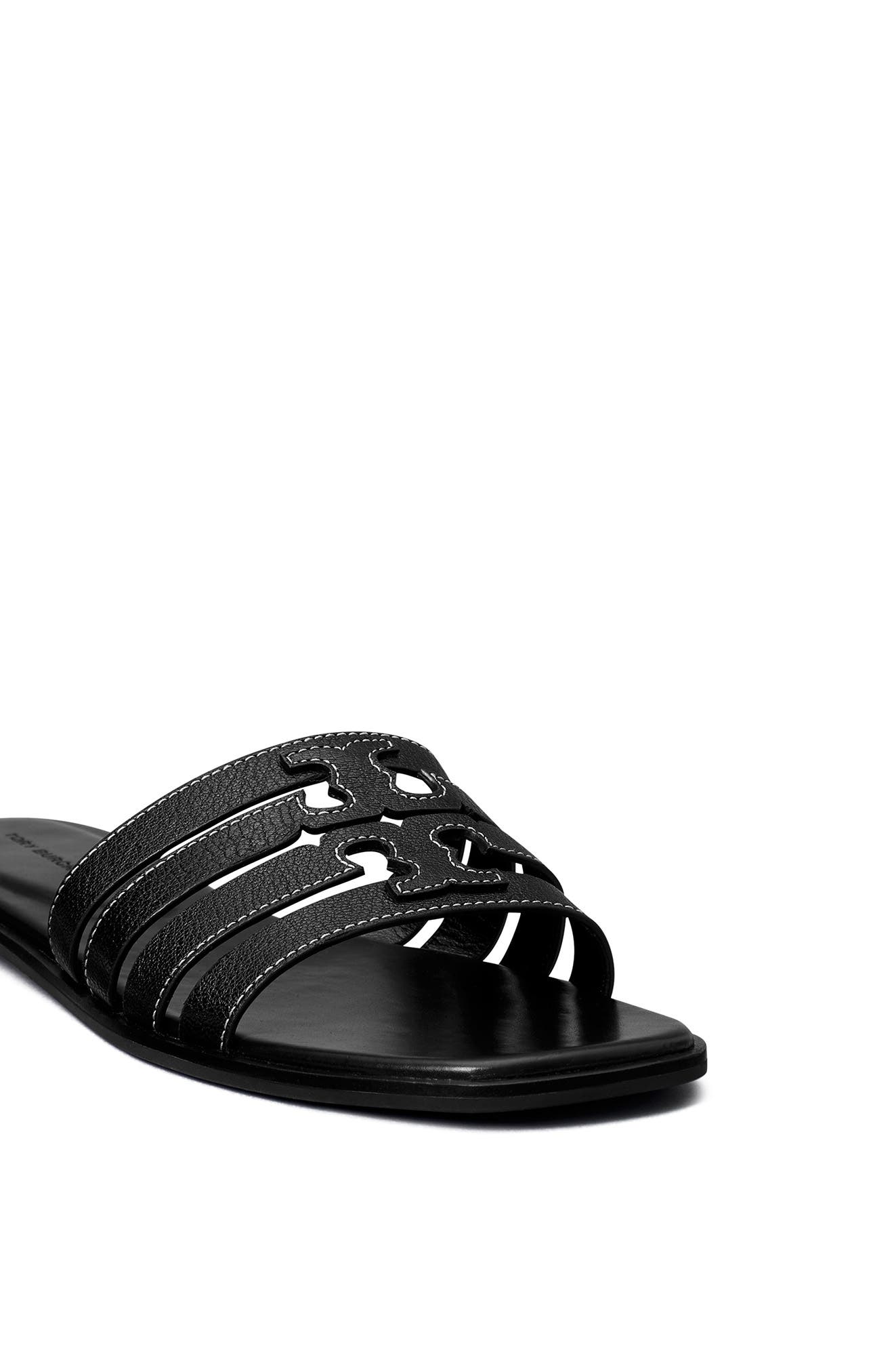 Tory Burch Ines Multistrap Sandal, Alternate, color, Perfect Black