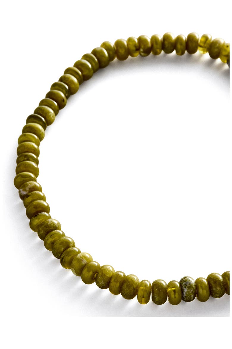 Joyce Semiprecious Stone Beaded Necklace, Alternate, color, GREEN