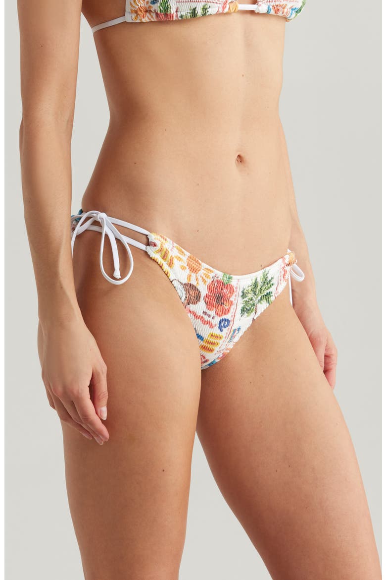 Brook Side Tie Bikini Bottoms, Alternate, color, TROPICANA