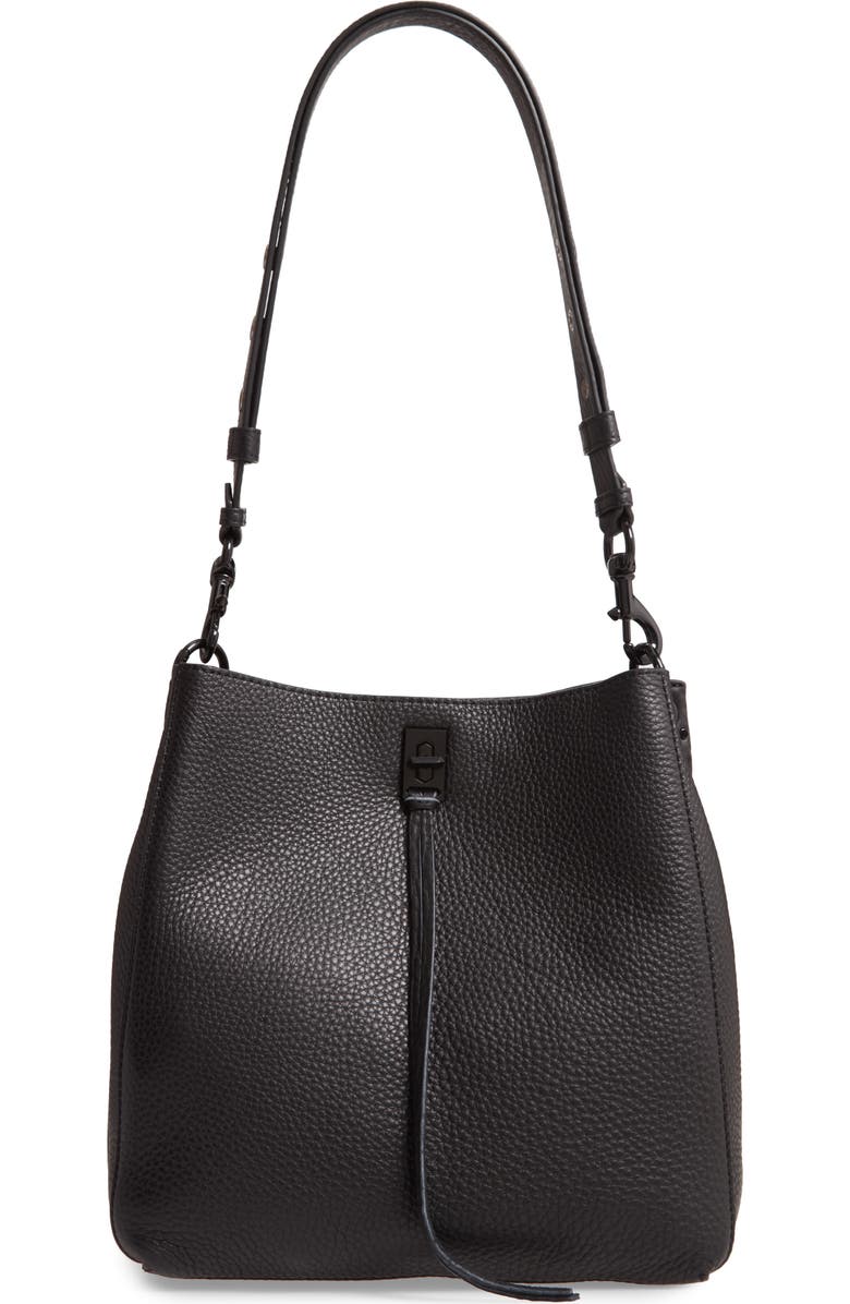 Rebecca Minkoff Darren Deerskin Leather Shoulder Bag, Main, color,