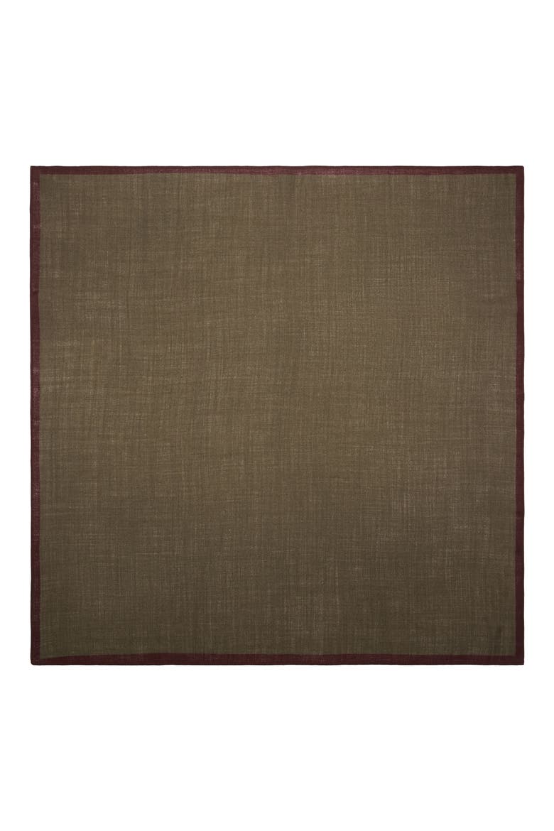 Wool Pocket Square, Alternate, color, MEDIUM GREEN