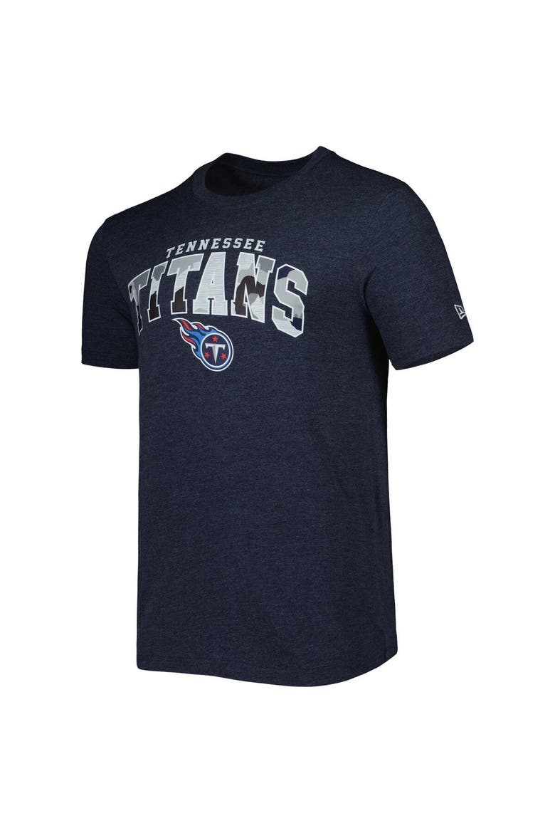 Men's New Era Heathered Navy Tennessee Titans Training Collection T-Shirt, Alternate, color, Navy