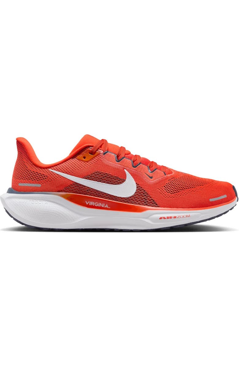 Nike Unisex Nike Orange Virginia Cavaliers Zoom Pegasus 41 Running Shoes, Main, color, Orange