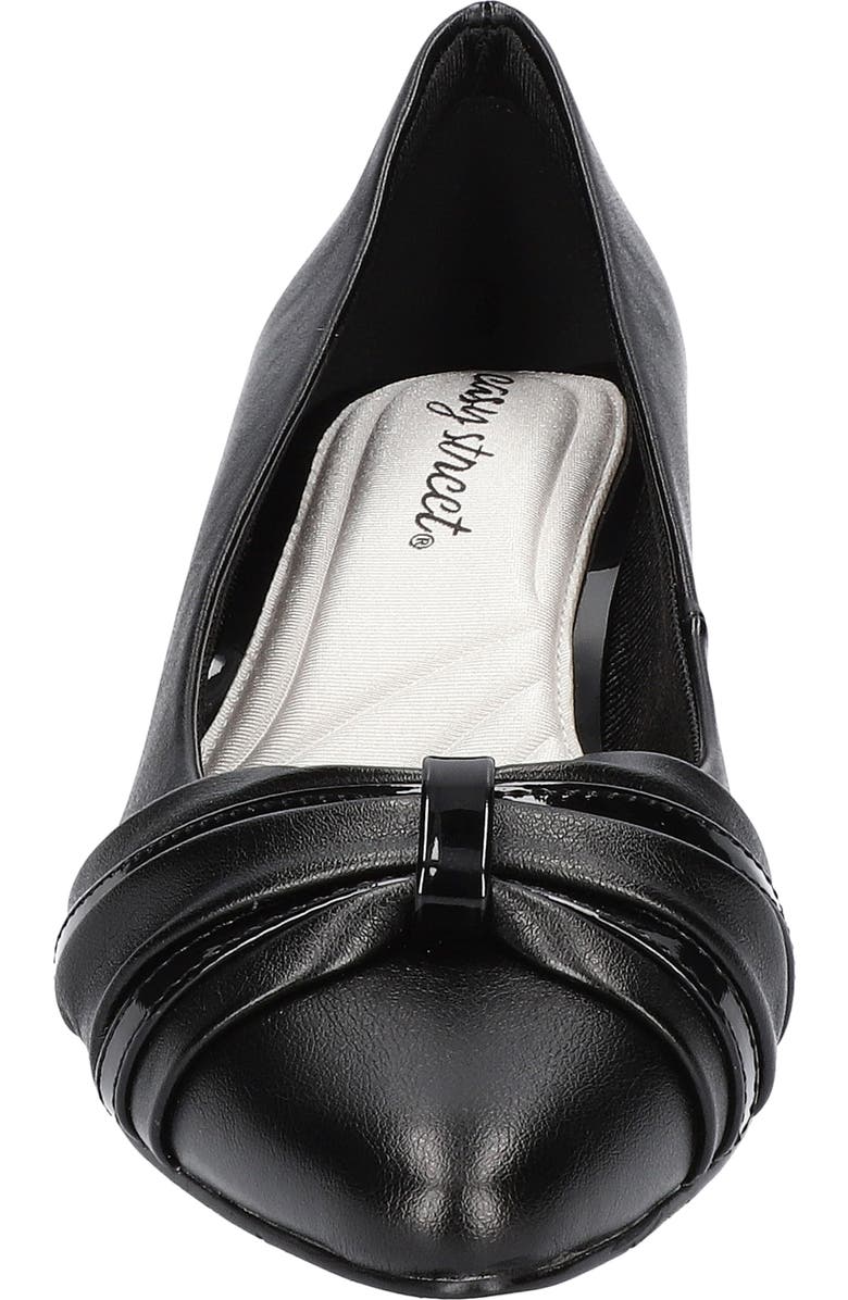 EASY STREET Millie Ruched Pump, Alternate, color, Black