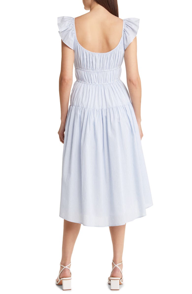 Sophie Rue Louise Flutter Sleeve Fit & Flare Dress, Alternate, color,