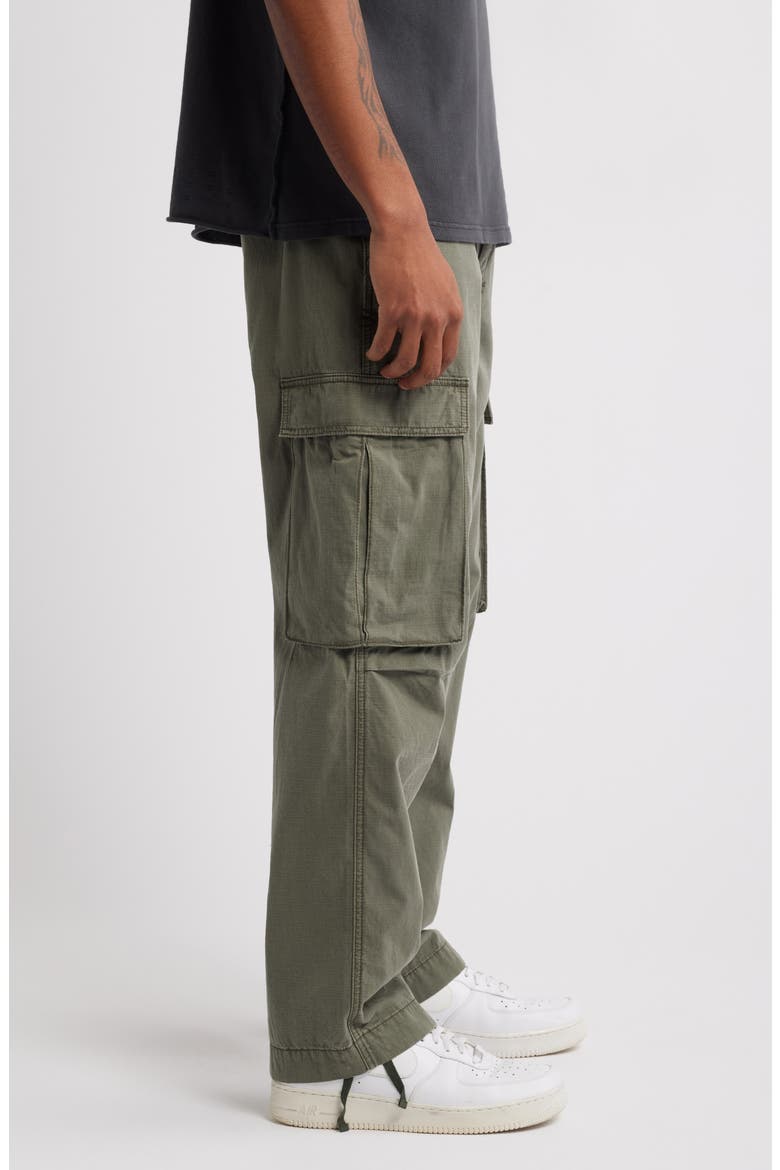Fugitive Forest Camo Stretch Cotton Cargo Pants, Alternate, color, GREEN