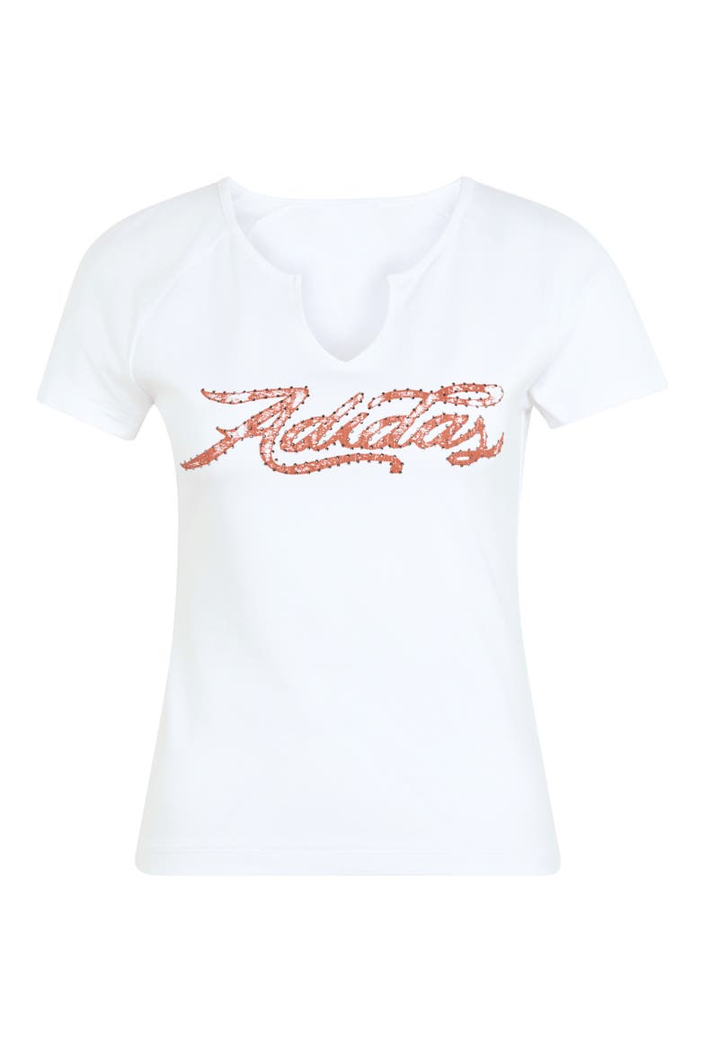 Crystal Logo Graphic Slim T-Shirt, Alternate, color, WHITE
