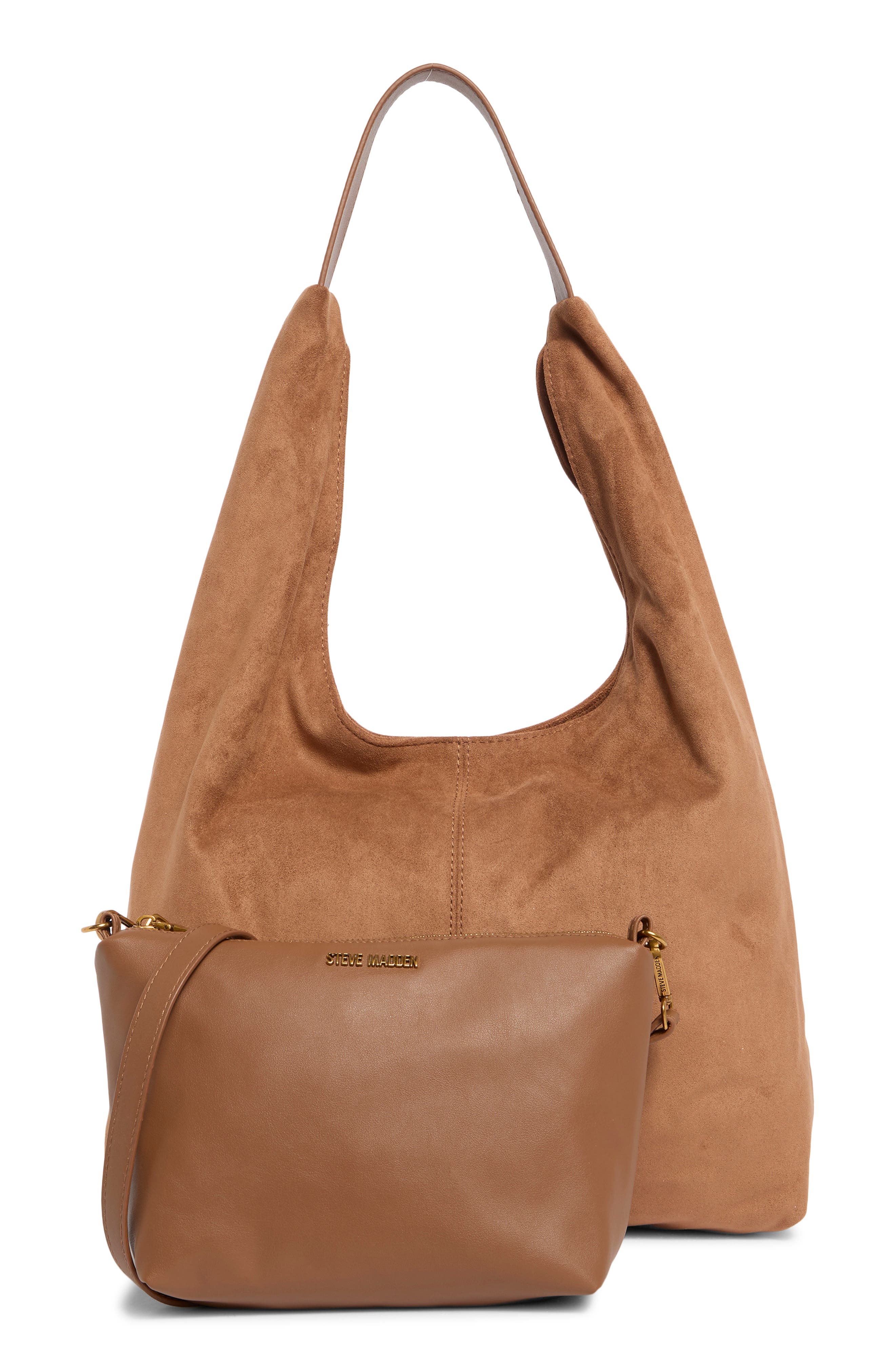 Steve Madden Niccola Hobo Bag, Alternate, color, Nutshell