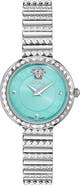 Versace Greca Goddess Petite Bracelet Watch, 28mm