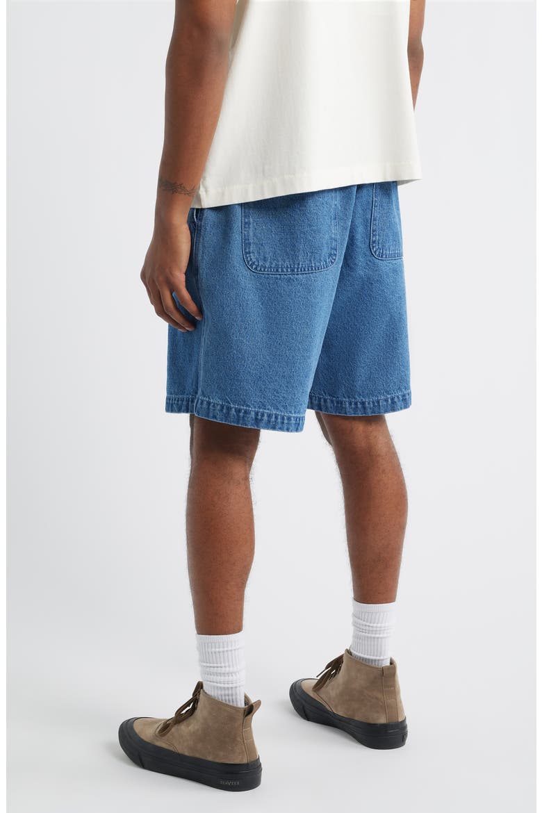 Easy Pull-On Denim Shorts, Alternate, color, LIGHT INDIGO