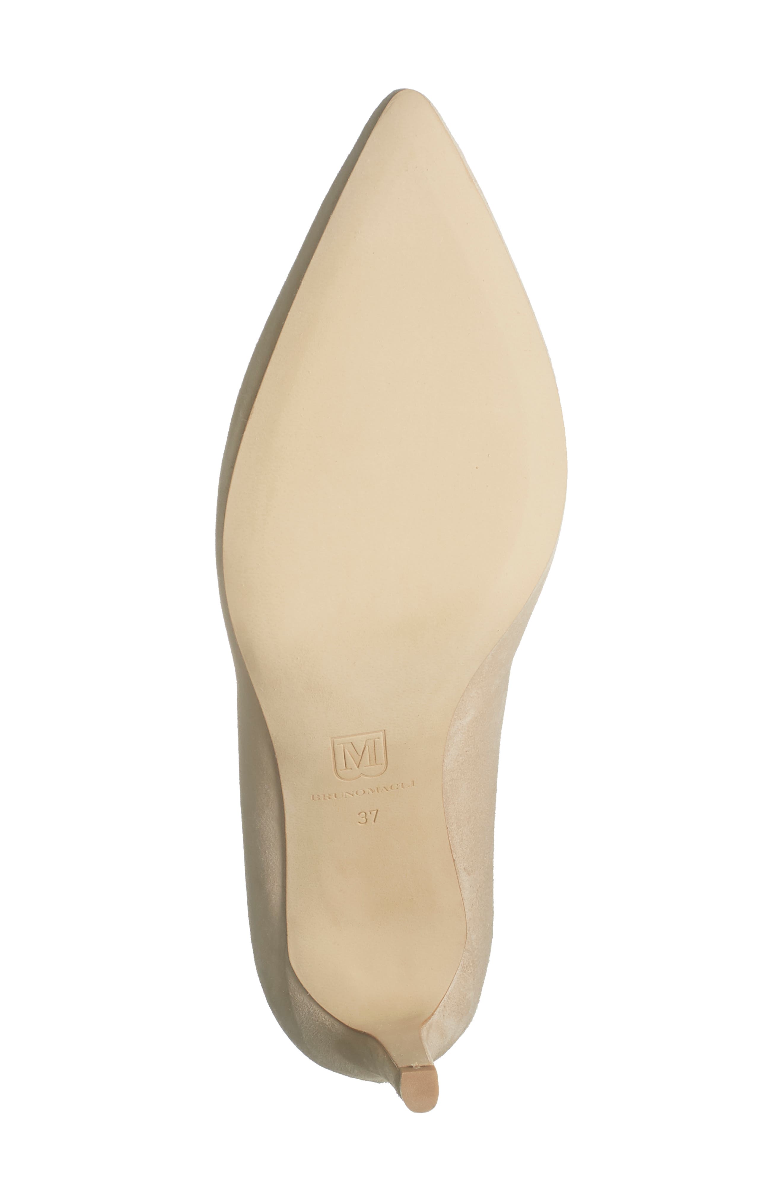 Stella Pointed Toe Stiletto Pump, Alternate, color, NUDE SUEDE