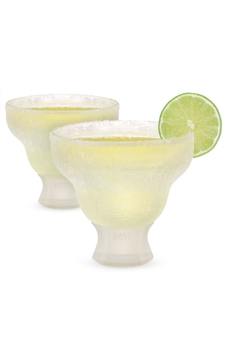 HOST Glass FREEZE Margarita Cooling Cup Set of 2, Main, color, Clear