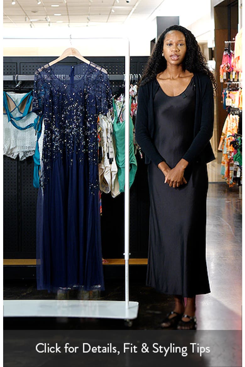 Embellished Illusion Neck Gown video
