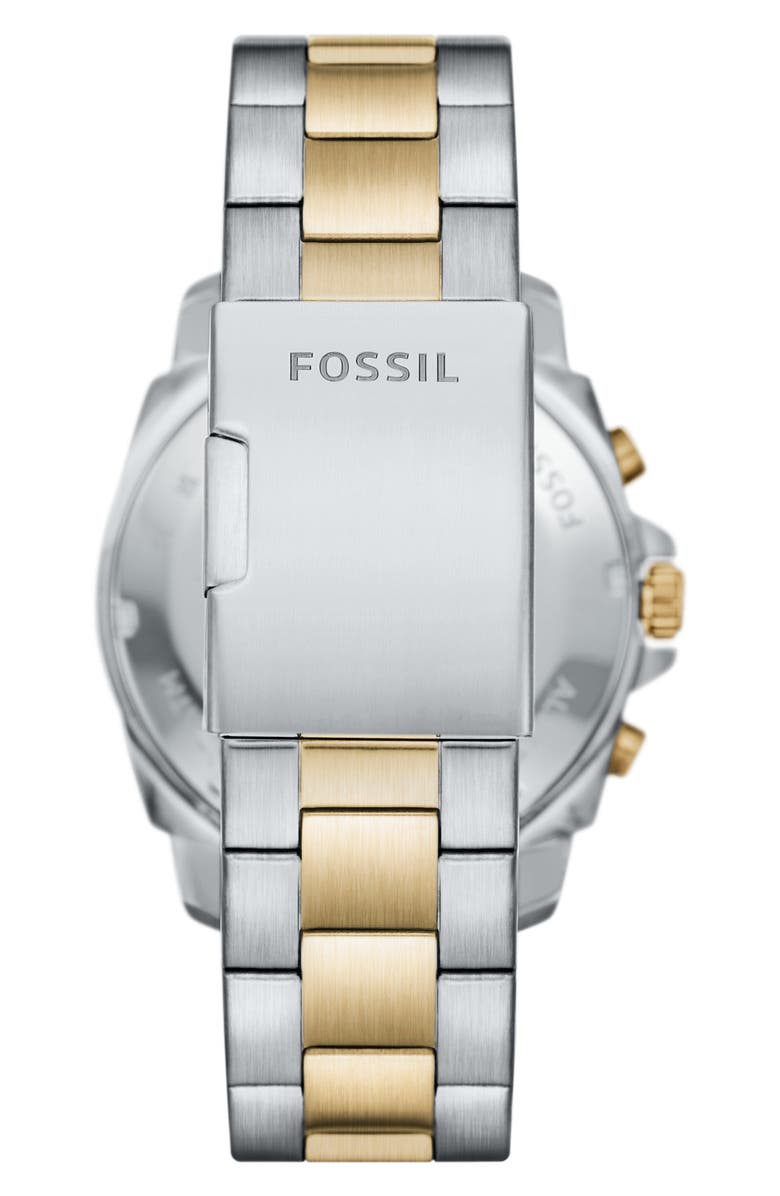 Fossil Privateer Chronograph Two-Tone Stainless Steel Watch, Alternate, color, Two-Tone