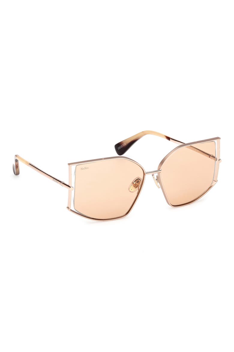 Menton 59mm Cat Eye Sunglasses, Alternate, color, ROSE GOLD/ CAMEL/ PEACH