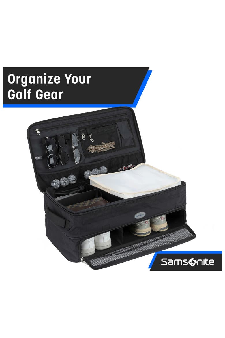 Expandable Golf Trunk Organizer, Alternate, color, Black/Blue