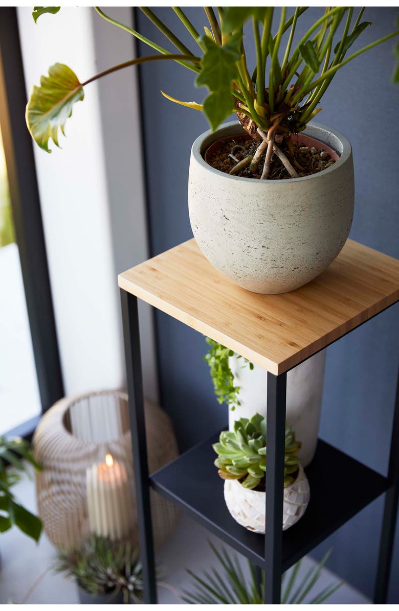 Yamazaki Two-Tier Display Shelf, Alternate, color, Black