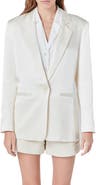 Endless Rose Relaxed Satin Blazer