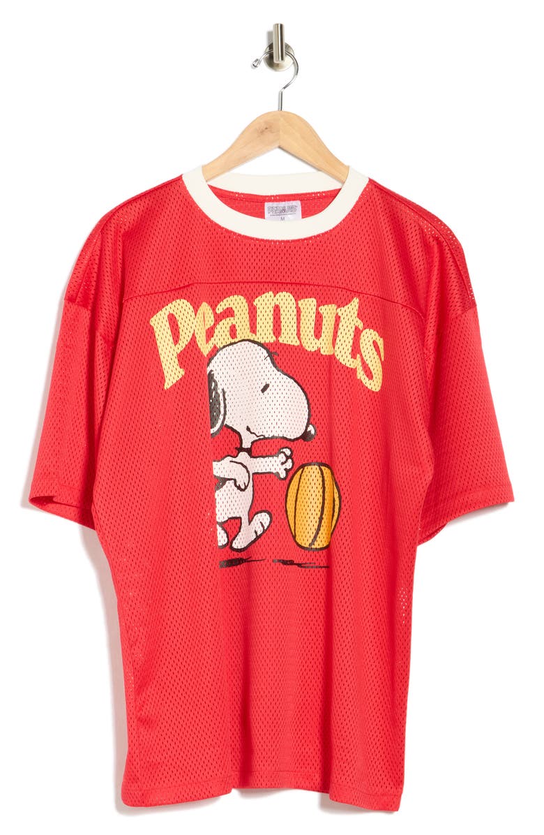 The Forecast Agency Peanuts<sup>®</sup> 50 Graphic T-Shirt, Main, color, Fire Red