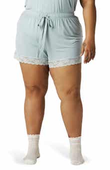 Posh Peanut Lace Pajama Shorts