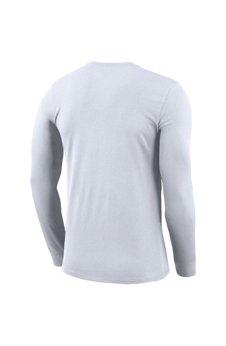 Nike Men's Nike White UCLA Bruins Legend Wordmark Performance Long Sleeve T-Shirt, Alternate, color, 