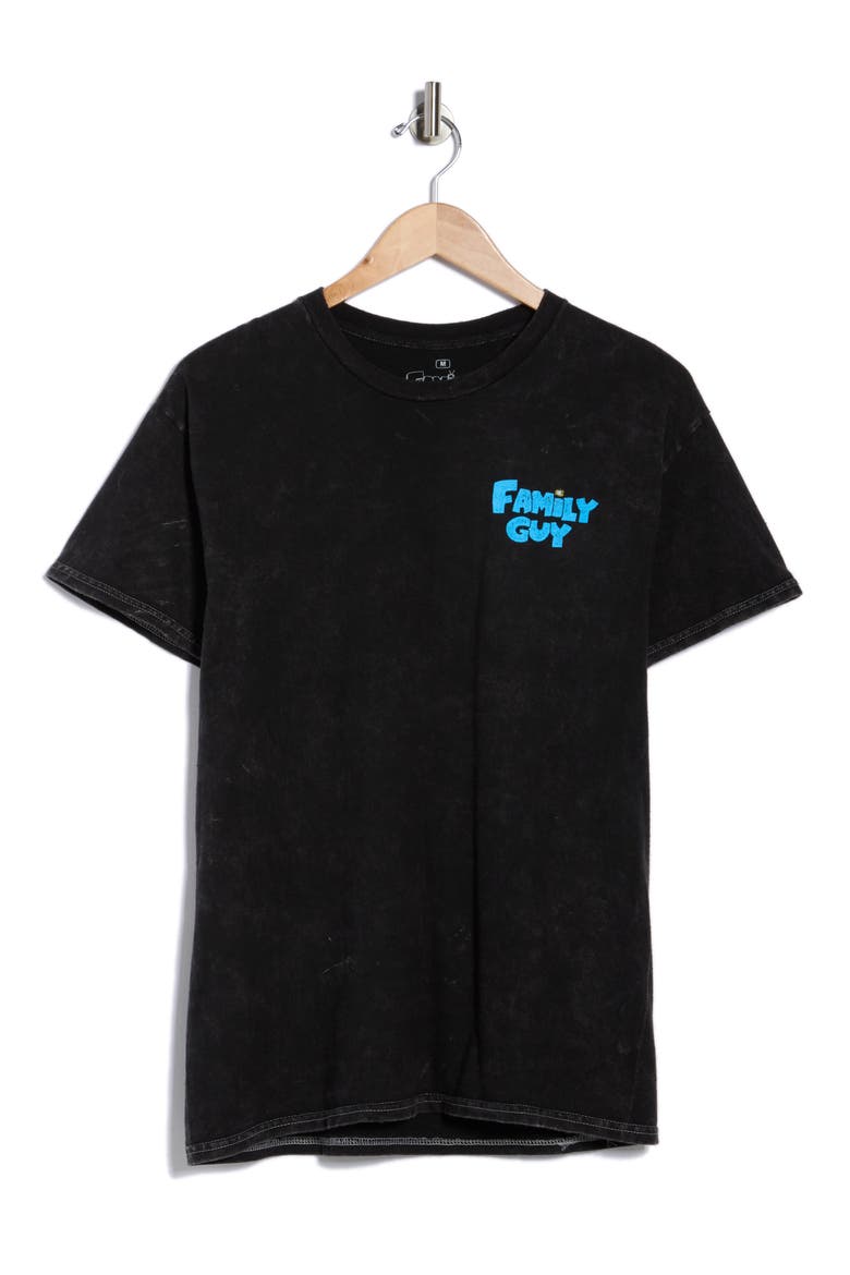 Family Guy Graphic T-Shirt, Alternate, color, MINERAL BLACK