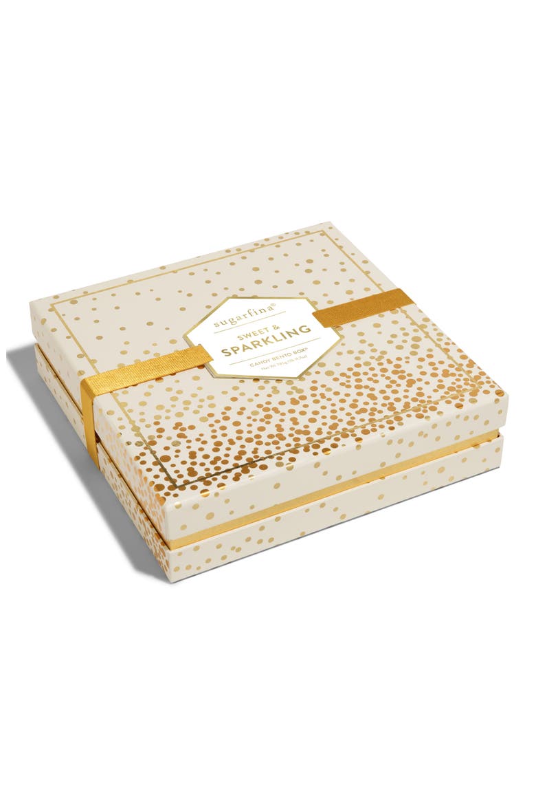Sparkling 8-Piece Candy Bento Box, Alternate, color, BEIGE